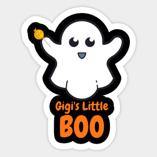 Gigi's Little Boo - Halloween Gift for Grandchild Sticker